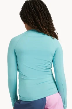 Rashies & Sunsuits^Roxy Girls Essential Long Sleeve Suntop Coast