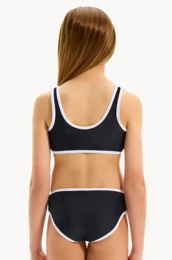 Bikini Sets^Seafolly Girls Girls Essentials Crop Set Black