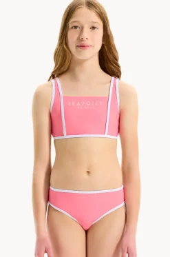 Bikini Sets^Seafolly Girls Girls Essentials Crop Set Bubblegum