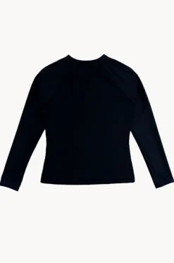 Rashies & Sunsuits^Seafolly Girls Girls Essentials Long Sleeve Suntop BLACK
