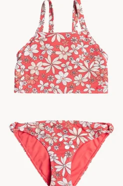 Bikini Sets^Roxy Girls Fab Floral Crop Set
