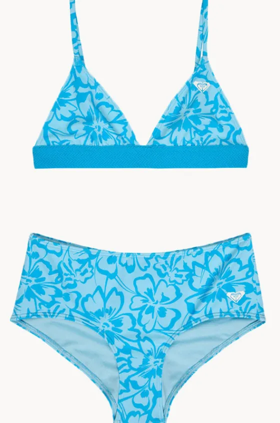 Bikini Sets^Roxy Girls Flaura Bico Tri Set Blue