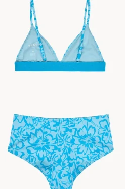 Bikini Sets^Roxy Girls Flaura Bico Tri Set Blue