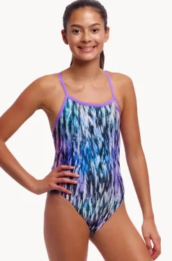 One Pieces^Funkita Girls Fly Dye Single Strap One Piece Black/multi