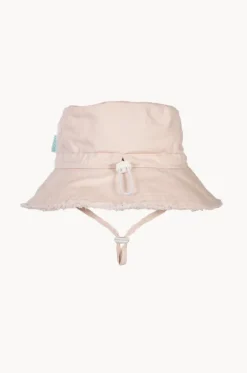Hats^Acorn Girls Frayed Bucket Hat Vanilla