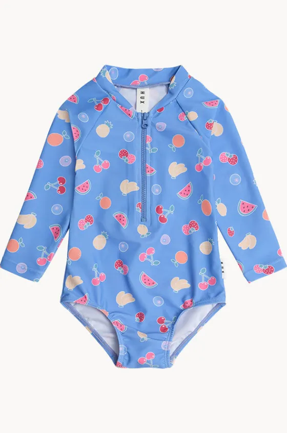 Rashies & Sunsuits^Huxbaby Girls Fruit Emoji Sunsuit Sea