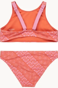 Bikini Sets^Roxy Girls Heart N Soul Crop Set Ember