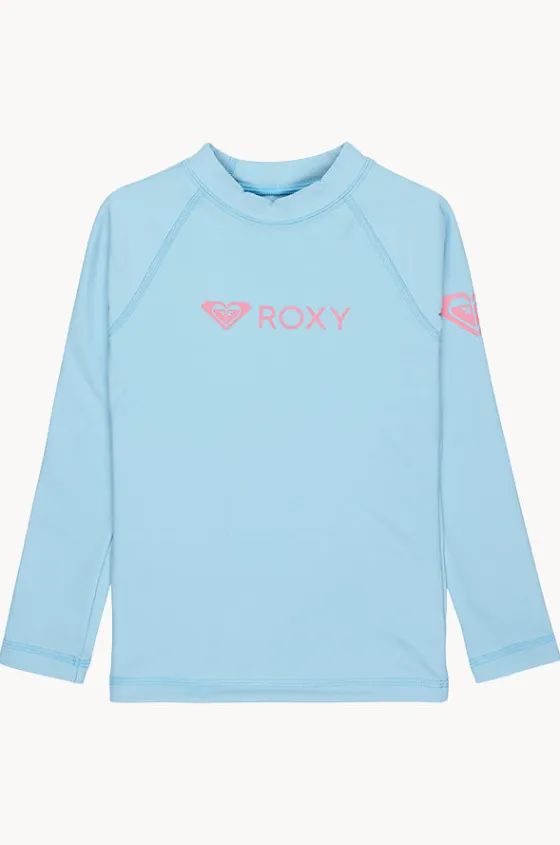 Rashies & Sunsuits^Roxy Girls Heater Long Sleeve Suntop Sky blue