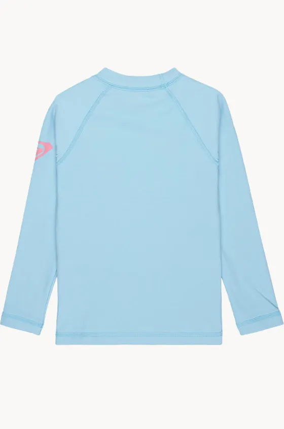Rashies & Sunsuits^Roxy Girls Heater Long Sleeve Suntop Sky blue