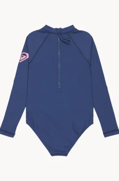 Rashies & Sunsuits^Roxy Girls Heater Long Sleeve Sunsuit Ocean