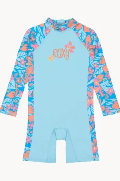 Rashies & Sunsuits^Roxy Girls Hibiscus Hugs Spring Suit Blue/orange