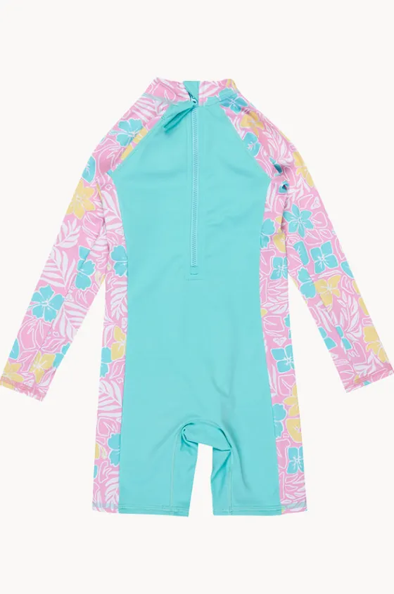 Rashies & Sunsuits^Roxy Girls Hibiscus Jam Tropical Square Spring Suit