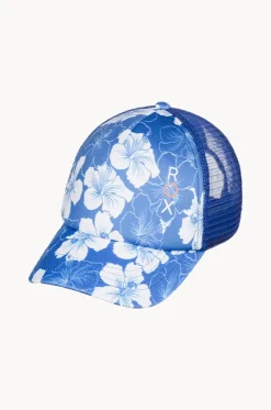Hats^Roxy Girls Hippy Hibiscus Honey Coconut Cap Cobalt