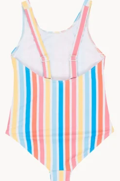 One Pieces^Roxy Girls Holy Stripe One Piece Blue/Natural