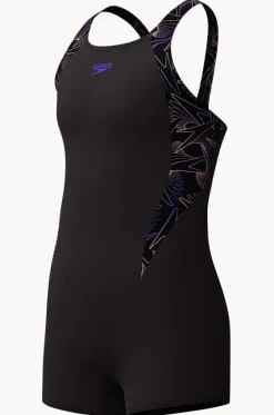 Legsuits^Speedo Girls Hyperboom Splice Legsuit Black/orange