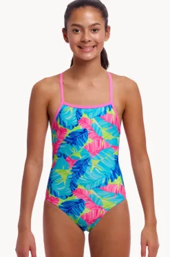 One Pieces^Funkita Girls I'm Leaving Strapped In One Piece Blue/pink