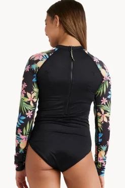 Rashies & Sunsuits^Billabong Girls In Da Jungle Sunsuit BLACK