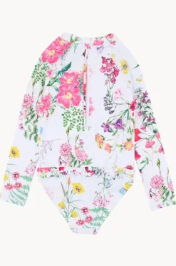 Rashies & Sunsuits^Minihaha Girls Ivy Sunsuit Blue/Natural