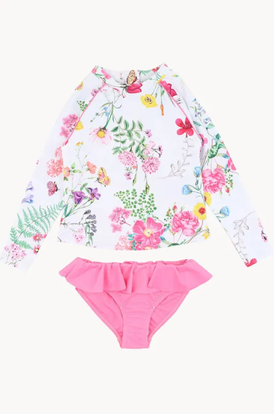 Rashies & Sunsuits^Minihaha Girls Ivy Suntop Set Blue/Natural