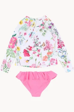 Rashies & Sunsuits^Minihaha Girls Ivy Suntop Set Blue/Natural