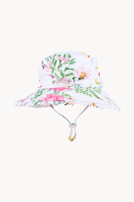 Hats^Minihaha Girls Ivy Swim Hat Blue/natural