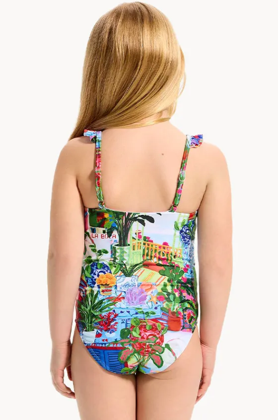 One Pieces^Seafolly Girls Girls La Boca Frill One Piece Multi