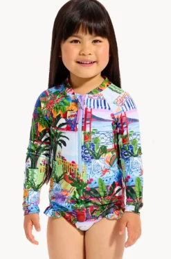 Rashies & Sunsuits^Seafolly Girls Girls La Boca Zip Sunsuit Multi