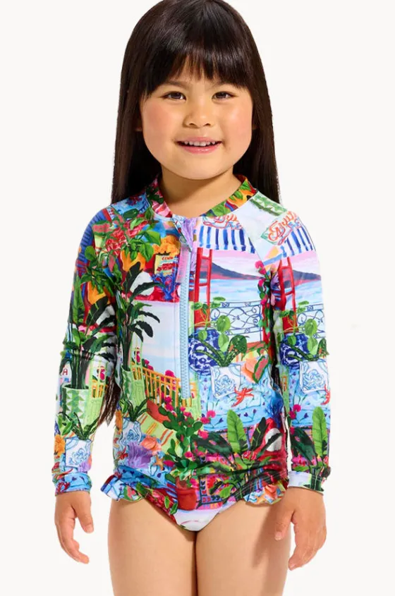 Rashies & Sunsuits^Seafolly Girls Girls La Boca Zip Sunsuit Multi