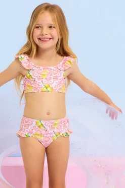 Bikini Sets^Seafolly Girls Girls Tile Crop Set Lemon