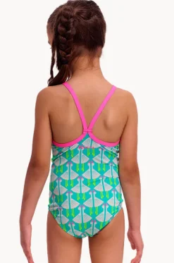 One Pieces^Funkita Girls Loose Goose One Piece Green/white