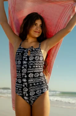 One Pieces^Billabong Girls Lost On You One Piece BLACK
