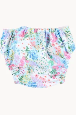 Swim Nappies^Minihaha Girls Lula Aqua Nappy Blue/multi