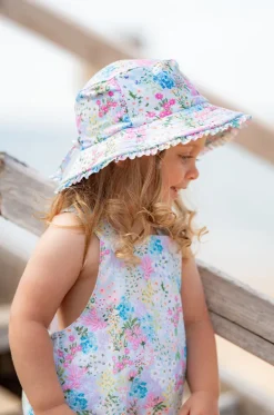 Hats^Minihaha Girls Lula Swim Hat Blue/multi