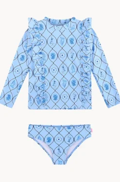 Rashies & Sunsuits^Seafolly Girls Girls Marbella Suntop Set Blue