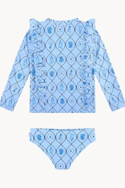 Rashies & Sunsuits^Seafolly Girls Girls Marbella Suntop Set Blue