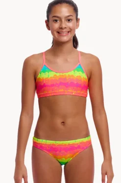 Bikini Sets^Funkita Girls Melting Mayhem Crop Set Multi