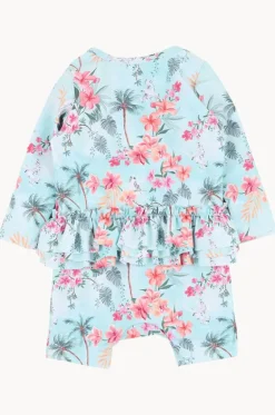 Rashies & Sunsuits|Rashies & Sunsuits^Minihaha Girls Milana Boyleg Sunsuit Blue/Multi