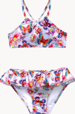 Bikini Sets^Salty Ink Girls Miss Aloha Crop Set Blue/Natural