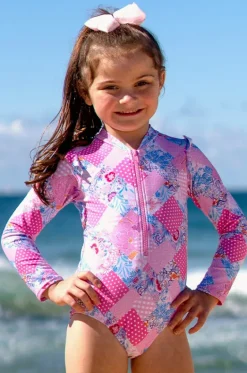 Rashies & Sunsuits^Salty Ink Girls Miss Dollhouse Long Sleeve Sunsuit Dolly