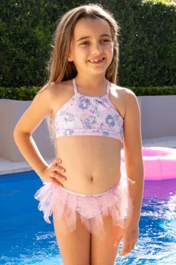 Bikini Sets^Salty Ink Girls Miss Fairy Crop Tuille Set Purple