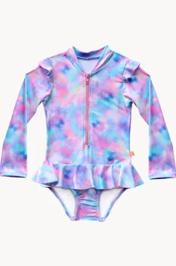 Rashies & Sunsuits^Salty Ink Girls Miss Mystical Frill Sunsuit Rainbow