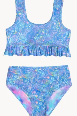 Bikini Sets^Salty Ink Girls Miss Mystical Reversible Crop Set Blue/Pink