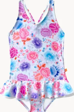 One Pieces^Salty Ink Girls Miss One Piece Peony