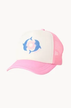 Hats^Rip Curl Girls Mixed Revival Trucker Cap Powder pink