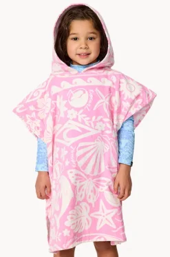 Towel Robes & Ponchos|Towel Robes & Ponchos^Rip Curl Girls Mixed Snap Hooded Towel Pink