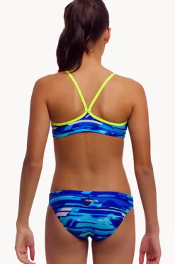 Bikini Sets^Funkita Girls Pace Racer Crop Set Blue