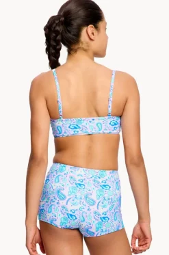 Period Swimwear|Bikini Sets^Modibodi Girls Paisley Crop Set Pink