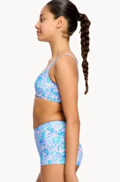 Period Swimwear|Bikini Sets^Modibodi Girls Paisley Crop Set Pink
