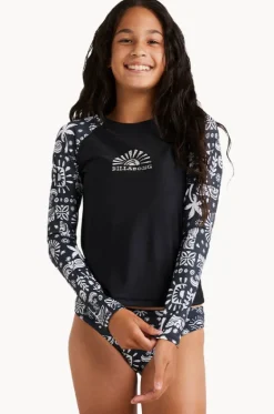 Rashies & Sunsuits^Billabong Girls Paradise Stamp Suntop Set Black