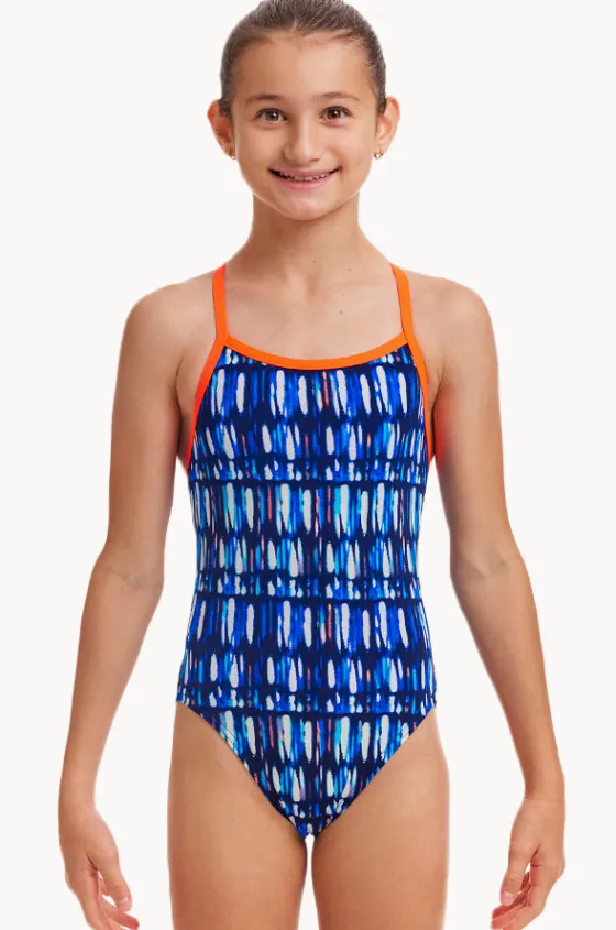 One Pieces^Funkita Girls Perfect Teeth Single Strap One Piece Perfect teeth navy/white